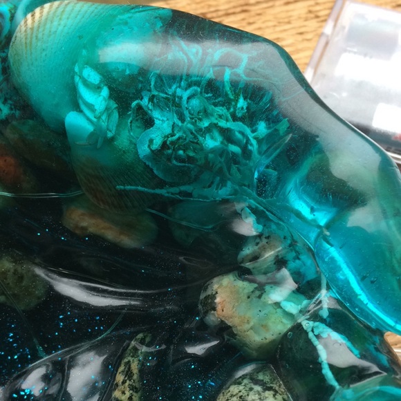 Handmade ocean floor hands light - Picture 6 of 6